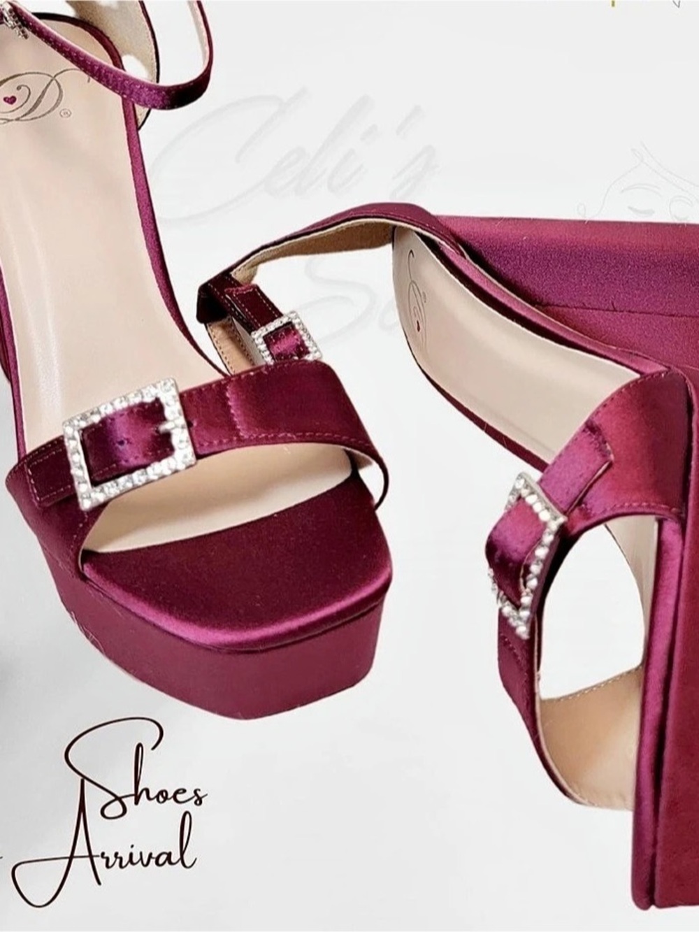 Shein  Platform Heels in Pink Like New